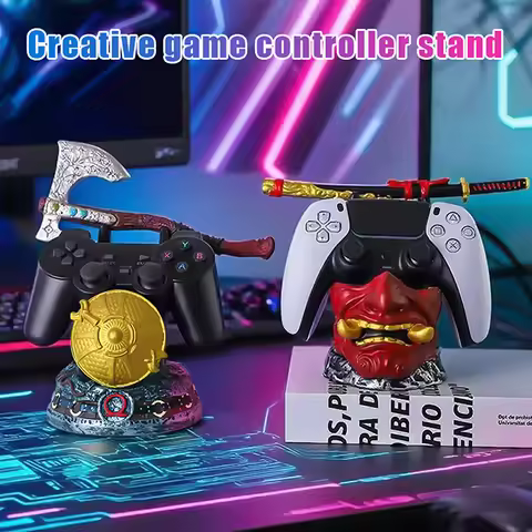 New God Of War Game For PS5//Controller Creative Stand Unique Gamepad Stand Desktop Decoration Game 