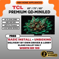 【FREE BASIC INSTALL】TCL 2025 C7K ( 85" 75" 65" ) Premium QD-Mini LED QLED Google TV 144Hz Ultra Slim