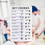 SKMY Children's Daily Task Planning Board Detachable Chores Checklist Wall Memo SKK