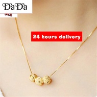 (Promotion) necklace sale saudi gold 18k pawnable legit necklace for women buy 1 take 1 -3 bead transfers Chain