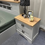 Bedside Cabinet With 2 Drawers Size 55 Cm.model NT551