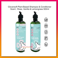 Cloversoft Plant Based Hair Care Shampoo and Conditioner (500ml)
