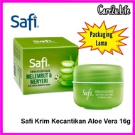 Safi Pack Lama Krim Kecantikan Aloe Vera 16g Cream Lidah Buaya Cerah Old Packaging  is