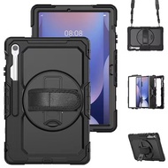 SAMSUNG TAB S10 FE / TAB S10 FE PLUS / TAB S9 FE PLUS / TAB S9 FE STRAP CASE RUGGED RUBBER HYBRID