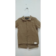 KEMEJA Brown Shirt Set (Price 95k + Admin)