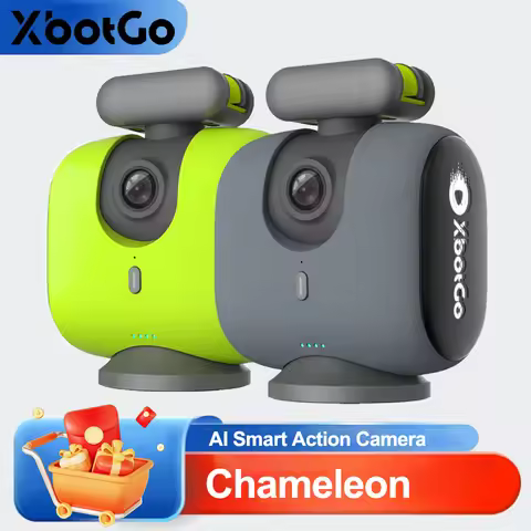 XbotGo Chameleon Action Camera AI Smart Camera - 4K 60FPS Soccer Camera and Basketball Tracking Came