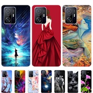 Xiaomi Mi 11T / Mi 11T Pro Case Silicone Cute Cartoon TPU Phone Back Cover Soft Case Xiaomi Mi11T Pro Casing