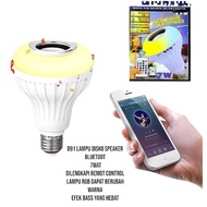 CAHAYA D91 ORIGINAL DISCO LED LIGHT BULB 7w BLUETOOTH SPEAKER MUSIC 2 IN 1 2IN1 WIRELESS SPEAKER RGB