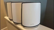 NETGEAR Orbi RBK853 AX6000 三頻 WiFi 6 Mesh 延伸系統 路由器+衛星、優質二手精品