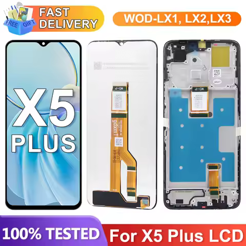 6.56" For Honor X5 Plus LCD Touch Screen Digitizer Assembly For Honor X5 Plus WOD-LX1 WOD-LX2 Displa