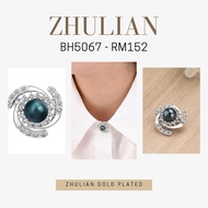 ZHULIAN [BH5067] BROOCH ZHULIAN KERONGSANG ZHULIAN GOLD PLATED EMAS ZHULIAN