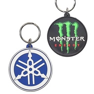 Keychain 3D Yamaha Monster Energy Soft Rubber Pendant Key Ring