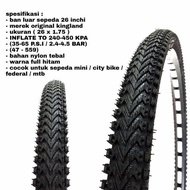 26 x 1.75 black mini city bike mtb fedaral 26x1.75 outer tire