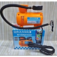 Compressor Mini Dc 12v / Paket Compressor + Adaptor / Orange Kompresor Angin Mini - Dc 12V  / Adapto
