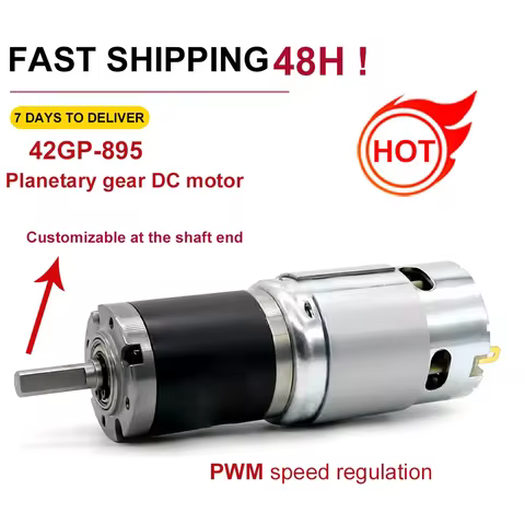 hanpose 42GP-895 DC reduction motor, 12v24V planetary gear, high-power, high torque, high-speed moto