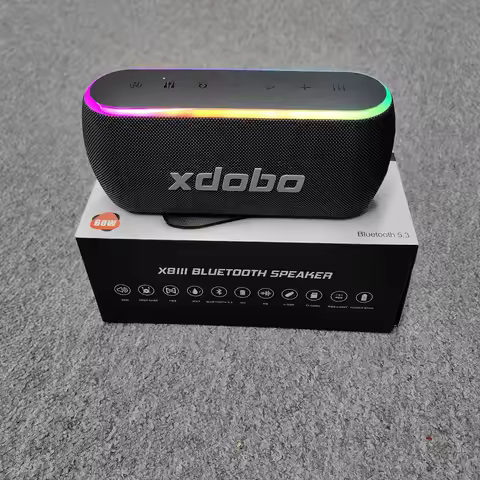XDOBO X8 III Bluetooth Speaker Wireless Subwoofer 6600mAh 60W Powerful Deep Bass Power Bank Outdoor 