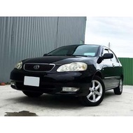 2002年 TOYOTA ALTIS 1.8(國民神車 僅跑15萬) 國民神車 操不壞 實跑十五萬 一年跑不到一萬 超少開 #天窗 #DVD #恆溫 #省油省稅保養超便宜