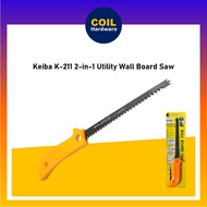 Keiba 2-in-1 Utility Wall Board Saw |  Gergaji Siling Kapur K-211