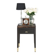 SB Design Square SB CASA ตู้ข้างเตียง รุ่น Michala สีไม้เข้ม (40x40x57 ซม.)