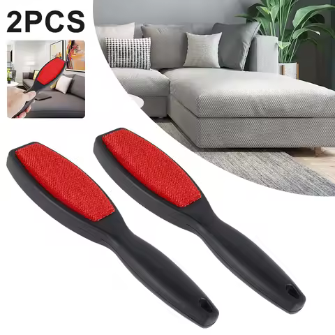 2Pcs Lint Brush Double-sided Lint Brush Clothes brush Pet Hair Remover Fur Dog catBrush Lint Removal