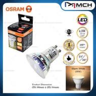 OSRAM 4.5W/24º 36º/827 GU10 240V LED BULB