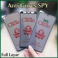LAYAR Anti-Scratch Spy Privacy OP A17 A17K A18 A38 A83 A71 Ceramic Matte Screen Cover