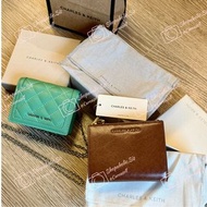 絕版綠色Last One New|全新正品鏈條可拆Detachable Chain Charles & Keith手拎斜咩菱格零錢短款銀包錢卡包Charles&Keith Crossbody Chai