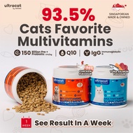 SG ULTRACAT Cat Multivitamins Cat Nutrition With Pre+Probiotic,IgG,Q10 by VetStates SG Chicken&Fish 