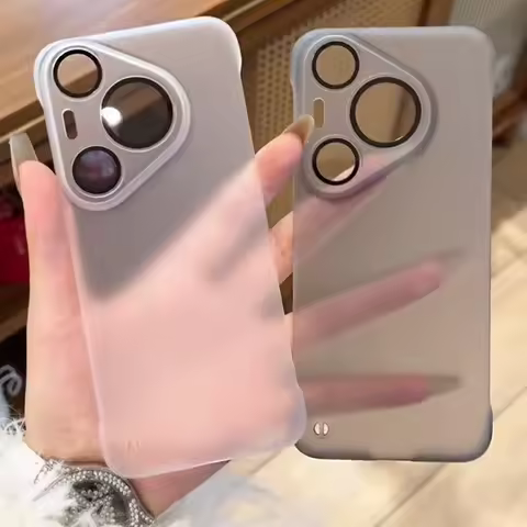 Original Frosted Ultra-Thin Case For Huawei Pura80 70 Pro Plus P80 P70 Ultra Frameless Camera Lens H