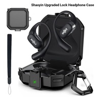 Lock Type Shokz Shaoyin OpenFit Earphone Case Conjoined Anti-Lost Shaoyin T910 Wireless Bluetooth Ea
