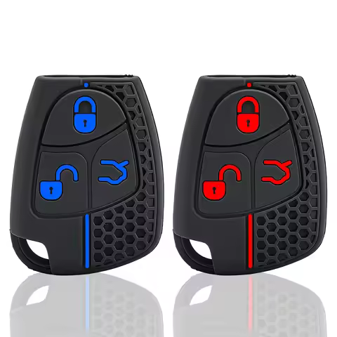 Car Key Case Remote Key Cover For Mercedes-Benz W211 W202 W210 W208 W203 W245 B Class V180 CL55 CL60