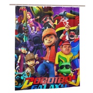 Boboiboy Bathroom Waterproof Shower Curtain 183CM X152cm With Hook Can Customize