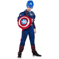 Fiw Kids Superhero Costume Captain America Clothes Bonus Complete Accessories