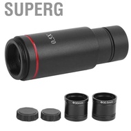 Superg Microscope Camera Adapter 0.5X Times C‑Mount for AmScope CCD Interface Lens