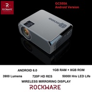 ROCKWARE RW-GC555A Android 1080P LED Projector 3900 Lumens Alt CL770 Black