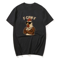 F Caw F Rooster Funny Bird Fcawf Chicken Whisperer Fawk Off T-Shirt F-Caw-F Rooster F-Awk -F Chicken