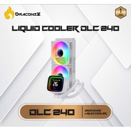 DRACONZE LIQUID COOLER AIO HK-02 DLC 240 (black & white) - WHITE