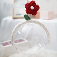 Childrens Day Acrylic Bounce Ball Luminous Best-Selling Transparent Balloon with Light Flower Lumino