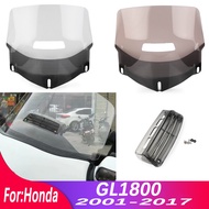 Windshield For Honda Goldwing 1800 GL1800 2001-2017 Motorcycle ABS Plastic Windscreen Fairing Access