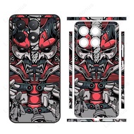 Dazzling Decal Skin for Poco X6 X7 X8 F6 F7 Pro F5 F7 F8 Ultra Back Screen Protector with Side Film 
