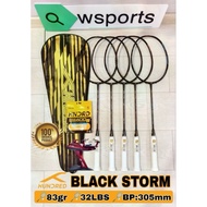 Hundred HNDRD BLACK STORM Badminton Racket Original