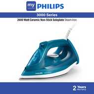 Philips Ceramic Soleplate Steam Iron 2600W DST3040/76 DST3040