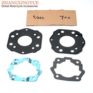 Motorcycle 50cc 70cc Cylinder Gasket Set Top End for Derbi GPR Nude R - Replica Senda X-Race X-Trem 