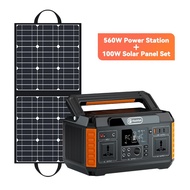 Flashfish Solar Generator 220V Power Supply Heavy Duty Power Station 500Watt Solar Power bank Campin