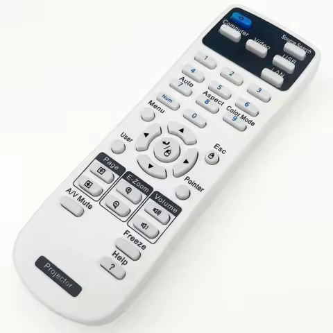 Replacement Remote Control 154720001 For Epson Projector, Compatible Model 218178800, 2181788, 16263