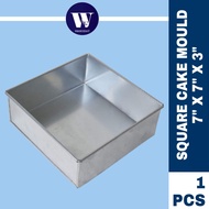 LOYANG KEK 7"X7"X7" / SQUARE TIN MOULD 7"