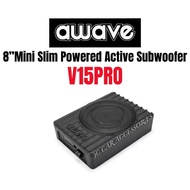 Awave V15PRO 8” Mini Slim Powered Active Subwoofer