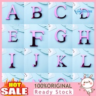 [LISI]  A-Z Alphabet Letter Acrylic Mirror Wall Art Sticker Decal DIY Home Decoration