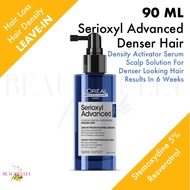 L’Oreal Professional Serioxyl Denser Hair 90ml - STEMOXYDINE RESVERATROL - Scalp Care for Hair Loss Thinning Hair Hairfall Hairloss Tonic (L’Oréal LOreal)