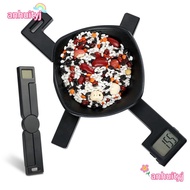 AHTY Folding Digital Kitchen Scale, Foldable Weighing Food Scale, Portable Highly Accurate LED Displ